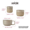 La Cafetière 3pc, Family Mug Set, 380ml, 200ml and 100ml, Almond image 7