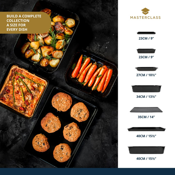 MasterClass Vitreous Enamel Roasting Pan – CookServeEnjoy