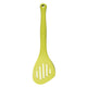 Colourworks Green Silicone Fish Slice with Raised Edge, Slotted Design