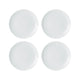 Mikasa Chalk Porcelain Side Plates, Set of 4, 21cm, White