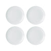 Mikasa Chalk Porcelain Side Plates, Set of 4, 21cm, White