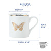 Mikasa Butterfly Straight-Sided Porcelain Mug, 280ml image 7