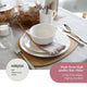 Mikasa Egret 12-Piece China Dinner Set, White