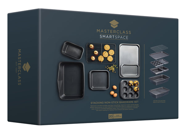 MasterClass Smart Space Stacking Non-Stick Bakeware Set