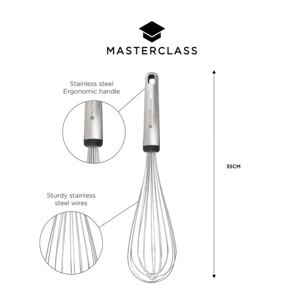 Wire whisk with balloons 35 cm