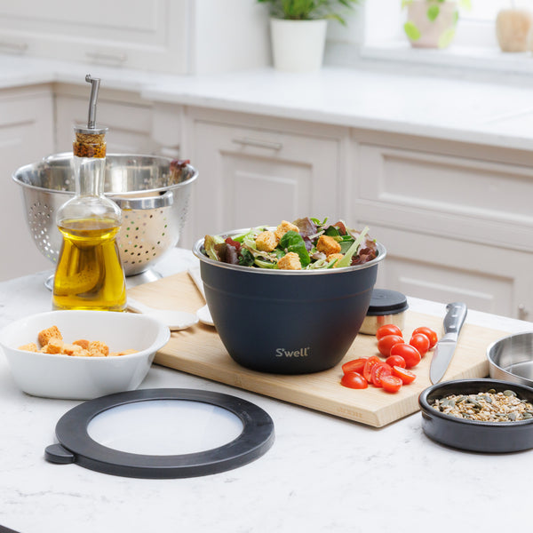 S'well Stainless Steel Salad Bowl Kit