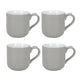 Set of 4 London Pottery Farmhouse® Mugs Grey