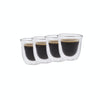 La Cafetière Double Walled Glass Espresso Cups - 113ml, Set of 2 image 1