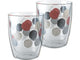 La Cafetiere Set of 2 Double Walled Coffee Cappuccino/Latte/Tea Glasses, Multi-Colour