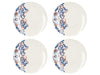 Victoria And Albert Rococo Silk Set Of 4 Dinner Plates