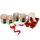 10pc Hot Chocolate Mug Set with Chocolate Stirrer Mould and Decorating Ribbon