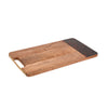 Artesà Mango Wood Rectangular Serving Platter with Tortoiseshell Resin Edge